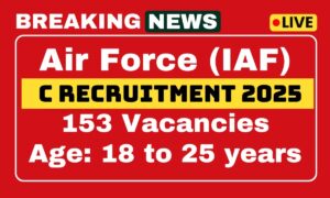 IAF में भर्ती के लिए आया नोटिफिकेशन! 10वीं पास से लेकर ITI वालों तक के लिए मौका
