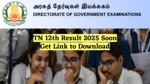 TN 12th Result 2025 Soon: यहाँ से देखें कब जारी होगा रिज़ल्ट
