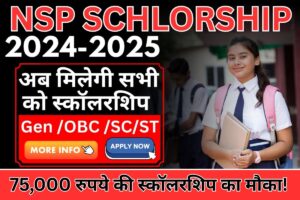 NSP Scholarship 2025: 75,000 रुपये की स्कॉलरशिप का मौका! जानिए पात्रता, लाभ और आवेदन की पूरी प्रक्रिया