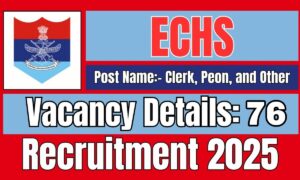 ECHS भर्ती अलर्ट: मेडिकल और सपोर्टिंग स्टाफ के लिए बंपर वैकेंसी शुरू