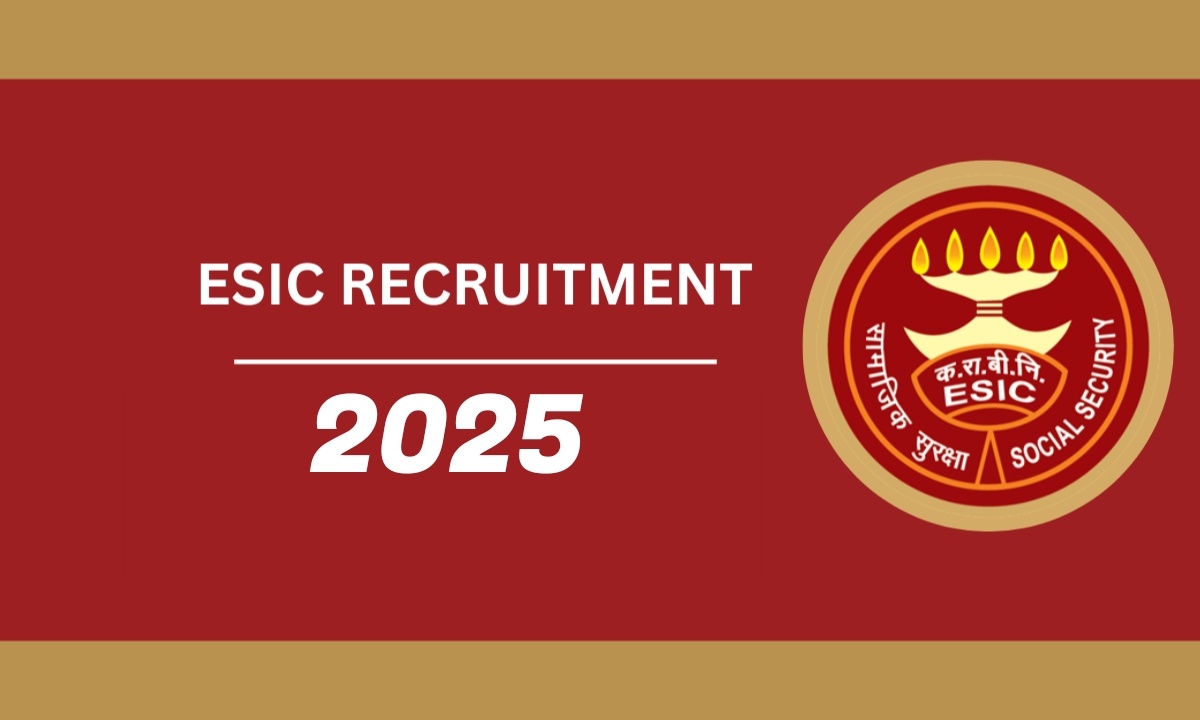 ESIC Recruitment 2025