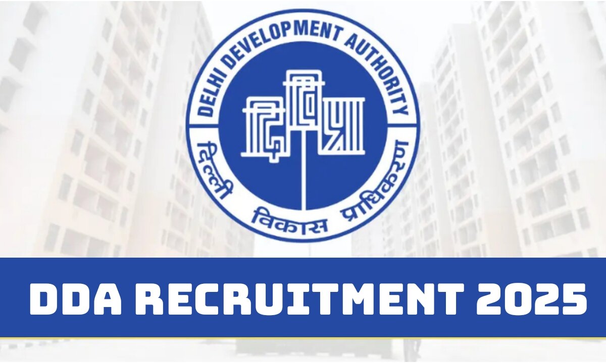 DDA Recruitment 2025