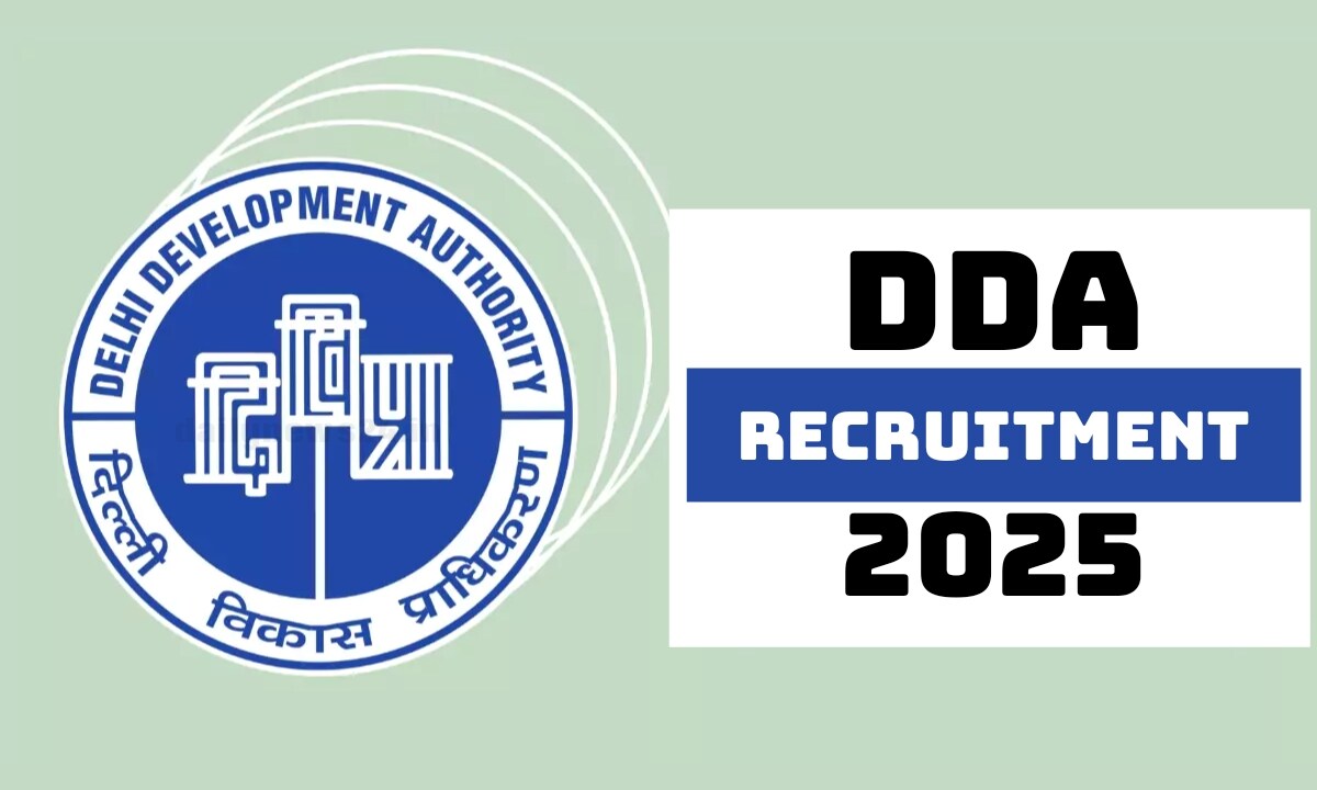 DDA Recruitment 2025