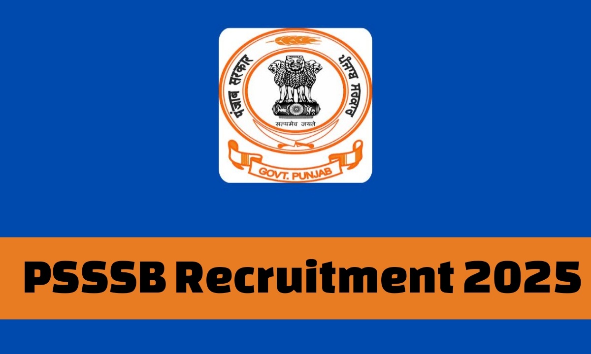 PSSSB Recruitment 2025