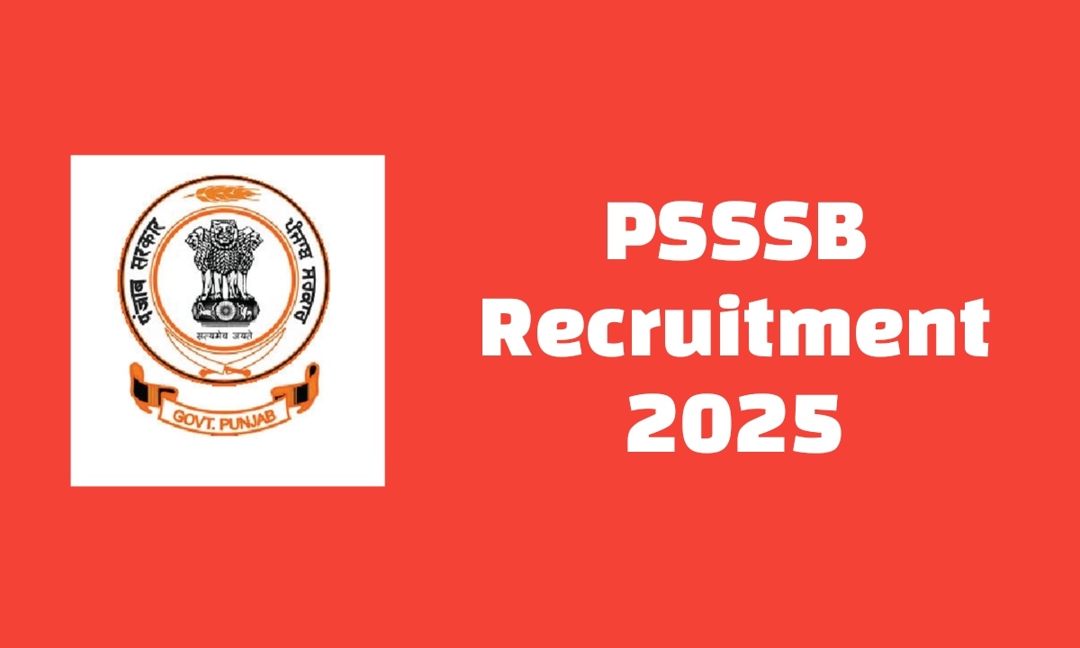 PSSSB Recruitment 2025