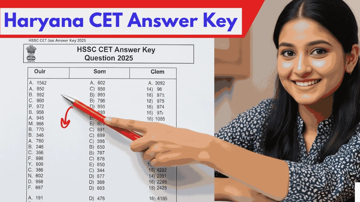 Haryana CET Answer Key