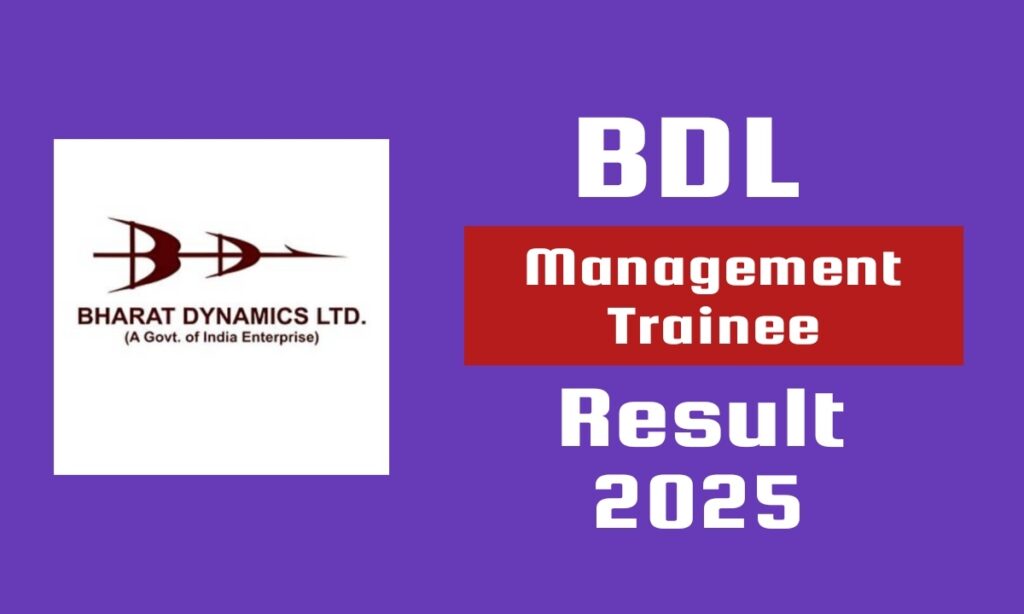 BDL Recruitment 2025