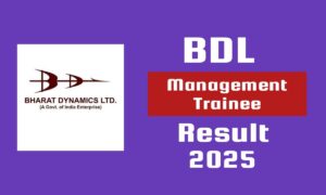 BDL Recruitment 2025