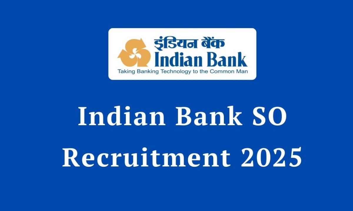 Indian Bank Recruitment 2025