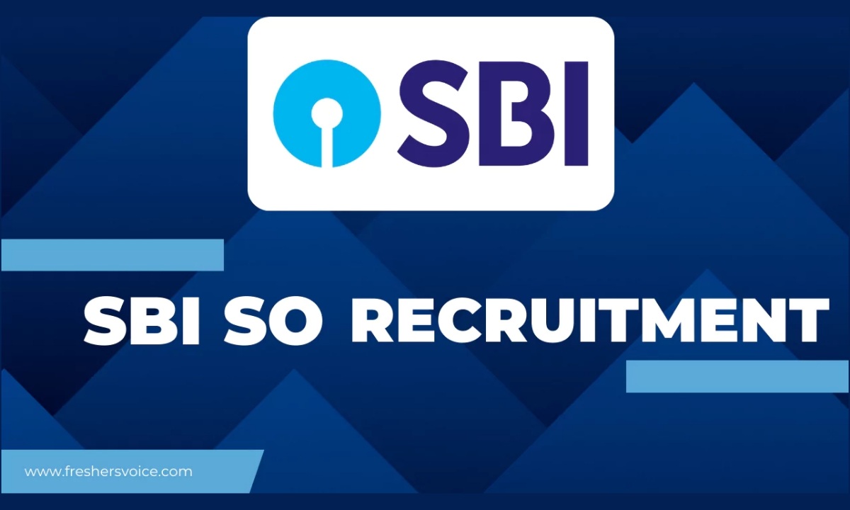 SBI SO Recruitment 2025
