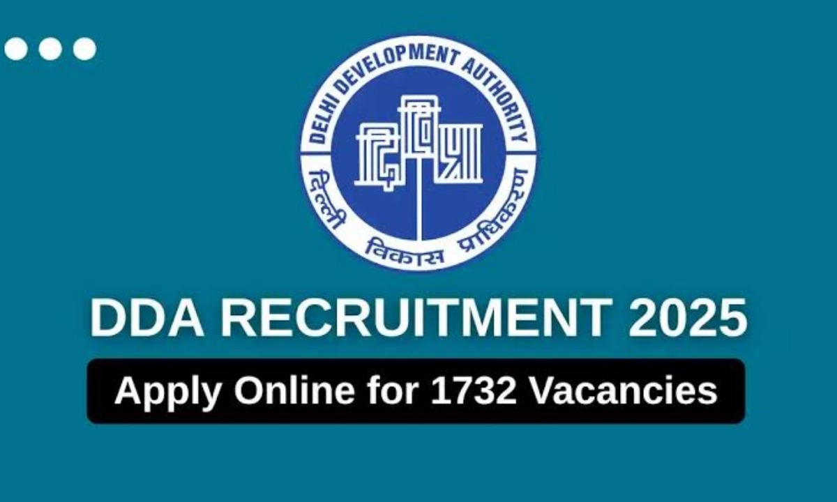 DDA Recruitment 2025
