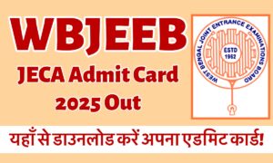 WBJEE JECA Admit Card