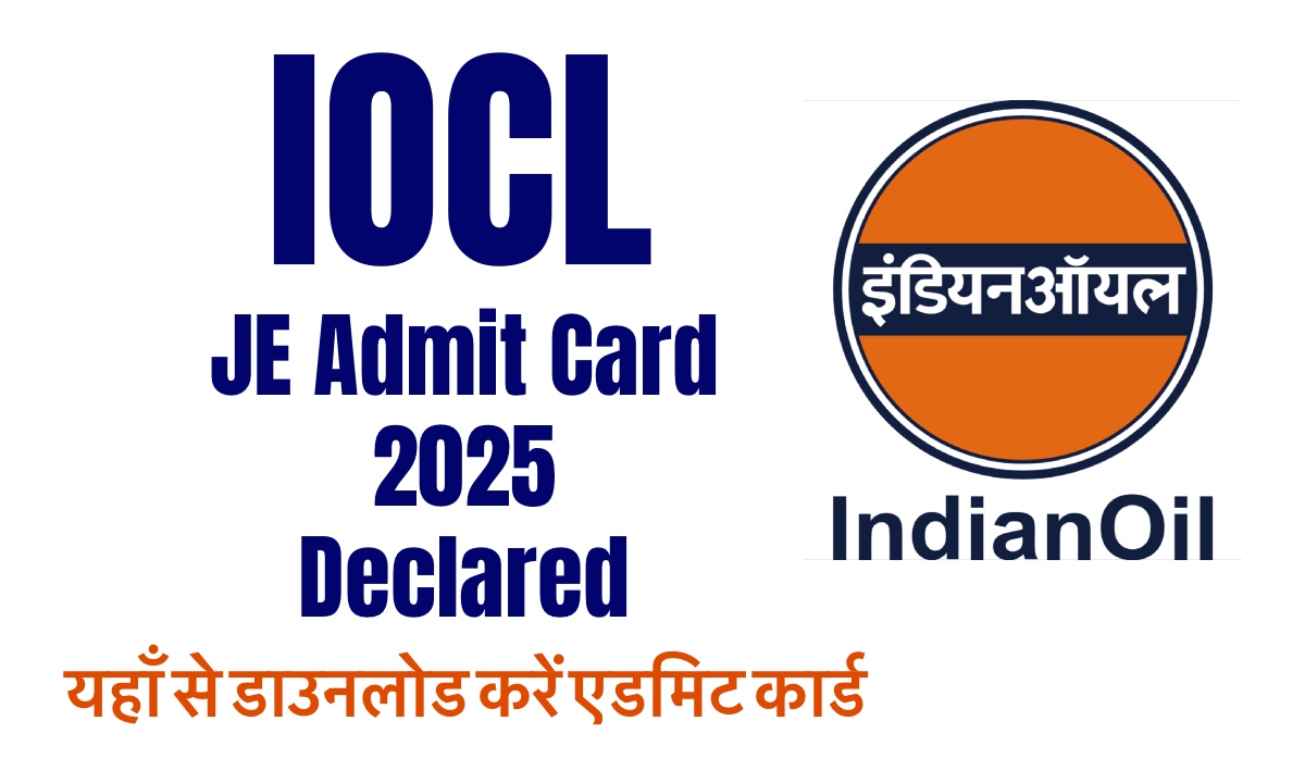IOCL JE Admit Card 