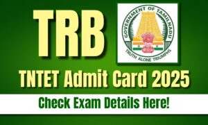 TNTET Admit Card