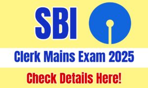 SBI Clerk Mains Exam