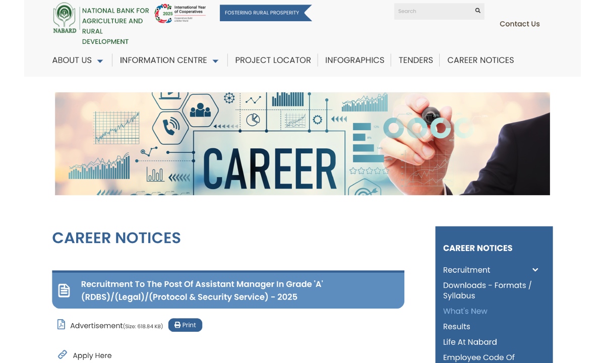 NABARD Grade A Recruitment