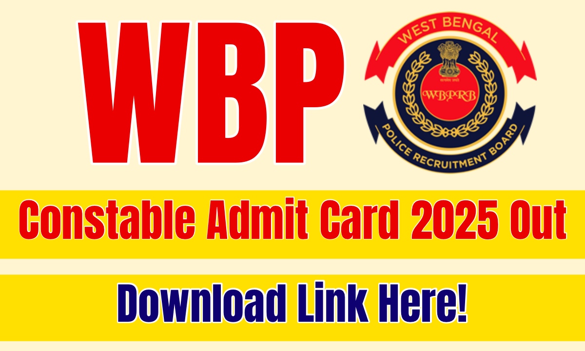 WBP Constable Admit Card