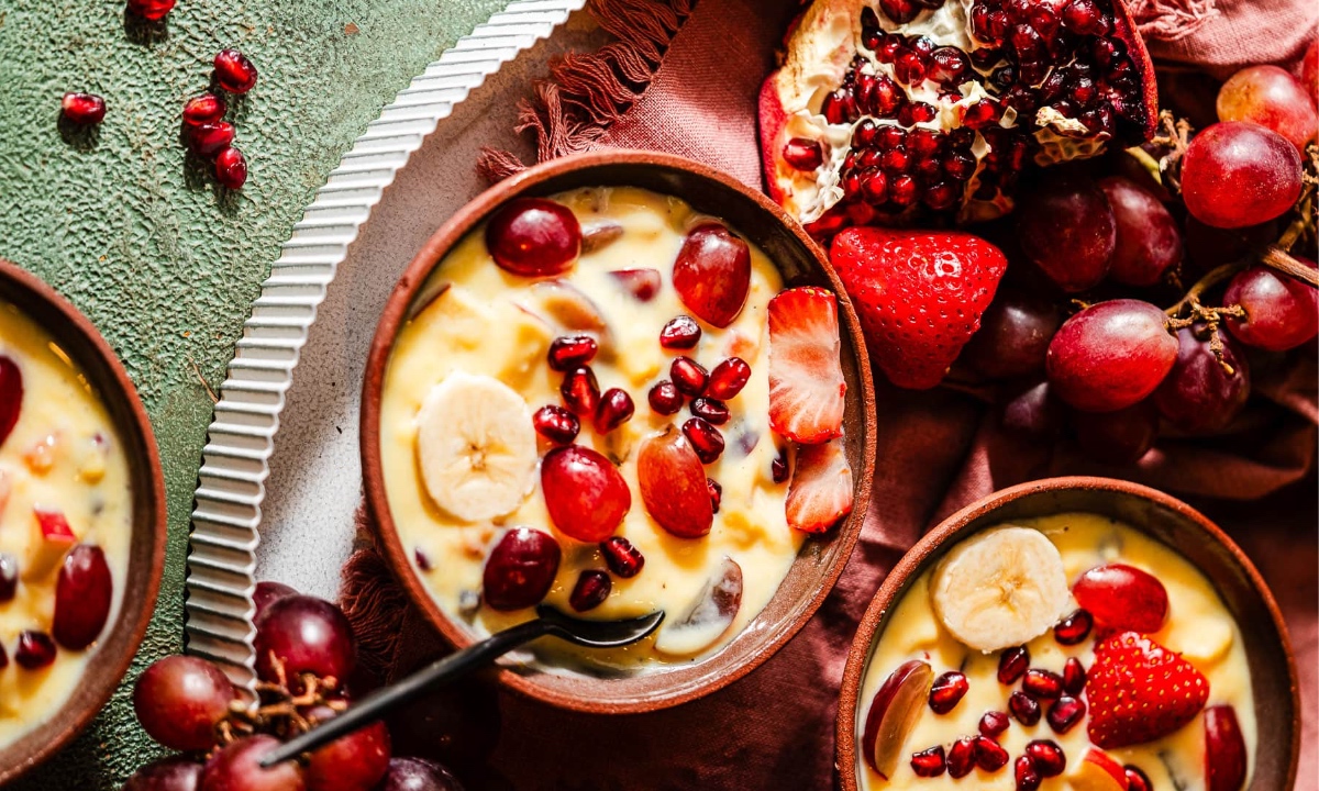 Fruit Custard Recipe