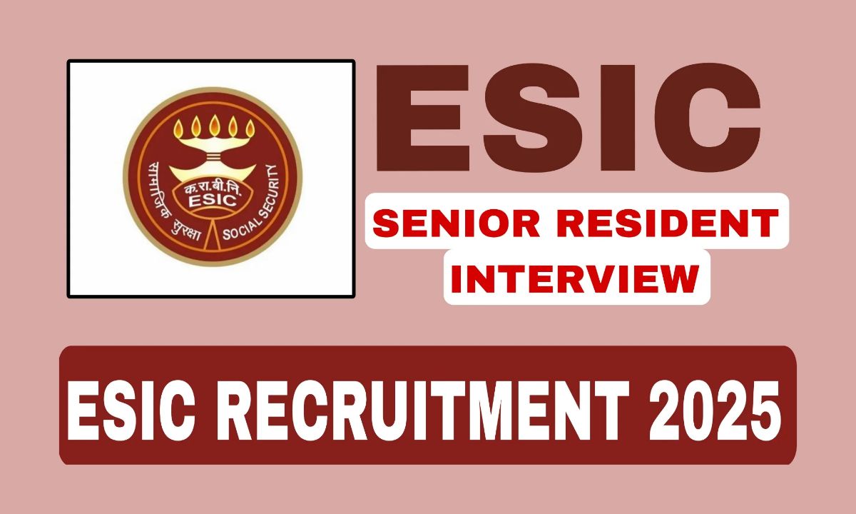 ESIC Faridabad Recruitment 2025